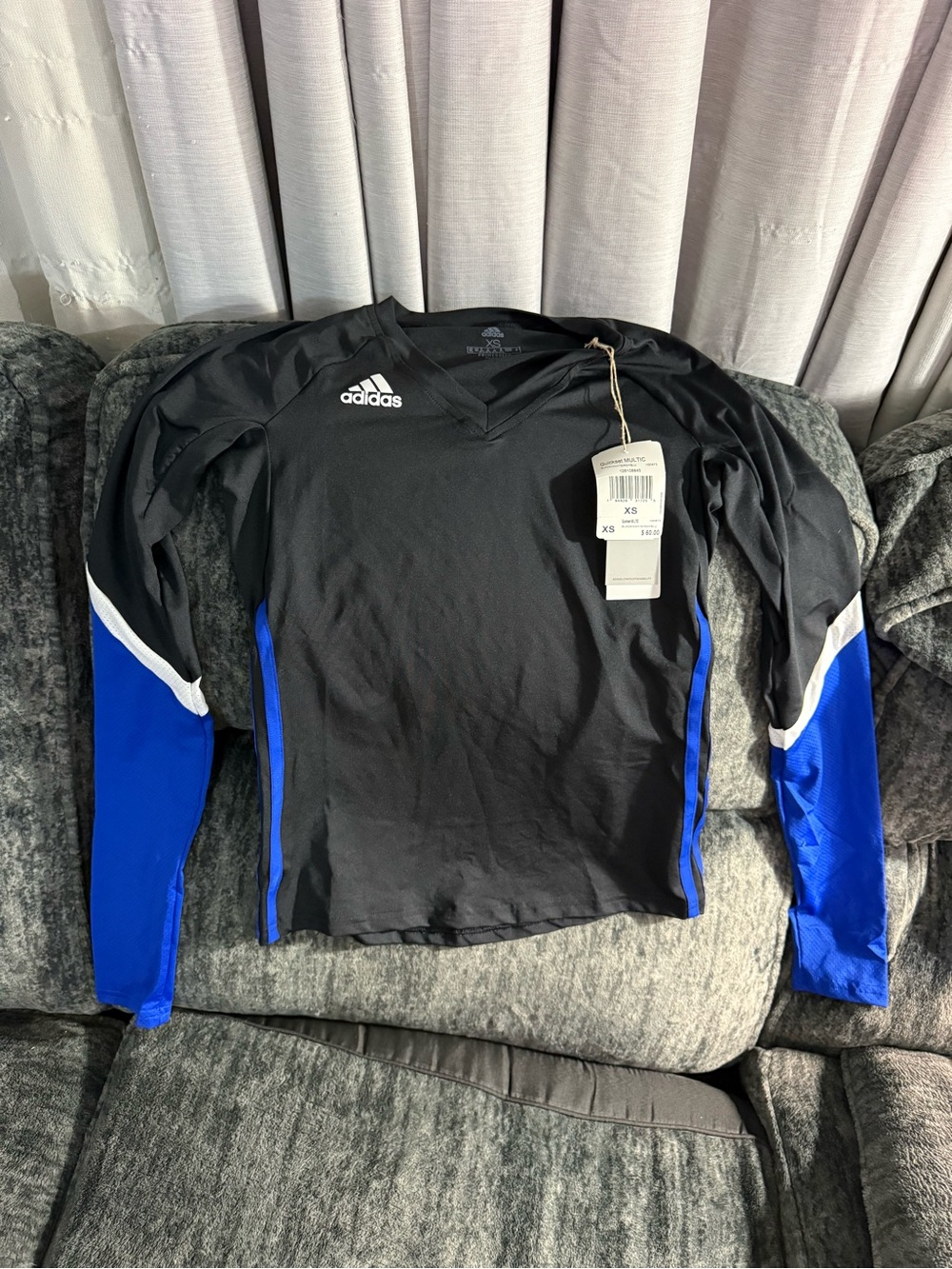Adidas Quickset Long Sleeve Volleyball Jersey in XS